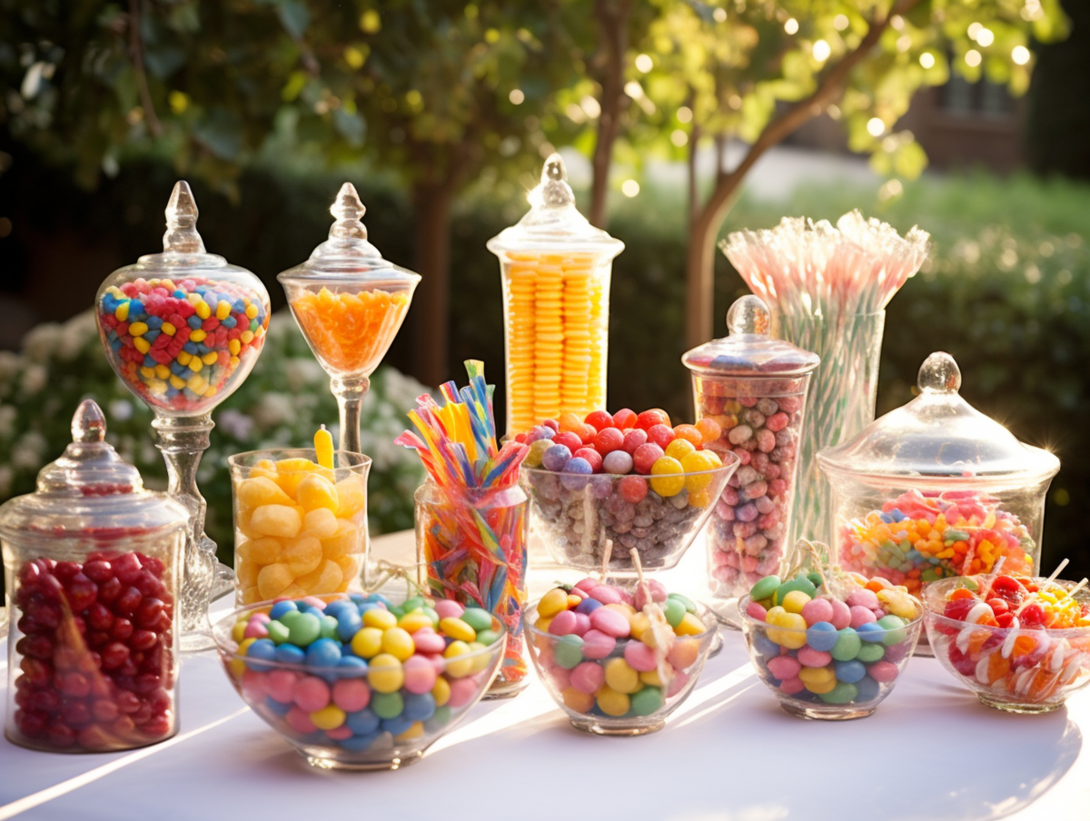 Wedding and Bridal Shower Candy Buffet