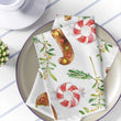 Load image into Gallery viewer, Joy Christmas Watercolor Print Fabric Napkins