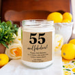 Load image into Gallery viewer, 55th Birthday Personalized Candle