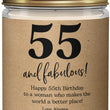 Load image into Gallery viewer, 55th Birthday Personalized Candle