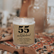 Load image into Gallery viewer, 55th Birthday Personalized Candle