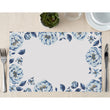 Load image into Gallery viewer, Blue Peonies in Bloom Paper Placemats Floral Anemone by Digibuddha