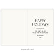 Load image into Gallery viewer, Elegant Winter Poinsettias Folded Holiday Card featuring poinsettias, personalized photo option, and elegant modern style.