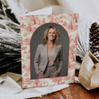Load image into Gallery viewer, Vintage Red Toile Real Estate Agent Photo Holiday Cards