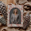 Load image into Gallery viewer, Vintage Red Toile Real Estate Agent Photo Holiday Cards