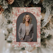 Load image into Gallery viewer, Vintage Red Toile Real Estate Agent Photo Holiday Cards