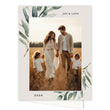 Load image into Gallery viewer, Neutral Greenery Photo Folded Holiday Cards
