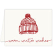 Load image into Gallery viewer, Deluxe Joyous Holiday Greeting Card showcasing elegant minimalism and vibrant holiday colors, ready to hold your heartfelt messages