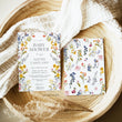 Load image into Gallery viewer, Pressed Floral Design Baby Shower Invitations