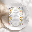 Load image into Gallery viewer, Pressed Floral Design Baby Shower Invitations