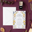 Load image into Gallery viewer, Pressed Floral Design Baby Shower Invitations