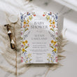 Load image into Gallery viewer, Pressed Floral Design Baby Shower Invitations