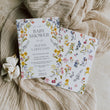 Load image into Gallery viewer, Pressed Floral Design Baby Shower Invitations