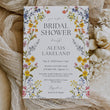 Load image into Gallery viewer, Pressed Wild Flowers Bridal Shower Invitation