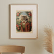 Load image into Gallery viewer, Sir Sartorial Whiskers Vintage Cat Art Print