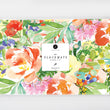Load image into Gallery viewer, Colorful Watercolor Floral Boho Wedding Decor Paper Placemats