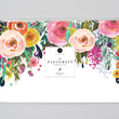 Load image into Gallery viewer, Colorful Garden Paper Placemats Mom 55th Birthday Golden Year by Digibuddha