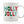 Load image into Gallery viewer, A white ceramic coffee mug with the vibrant, bold words HOLLY JOLLY printed in hues of red and green in a modern, trendy, fun, and festive font.
