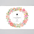 Load image into Gallery viewer, Floral Wreath Paper Placemats Elegant Garden party by Digibuddha
