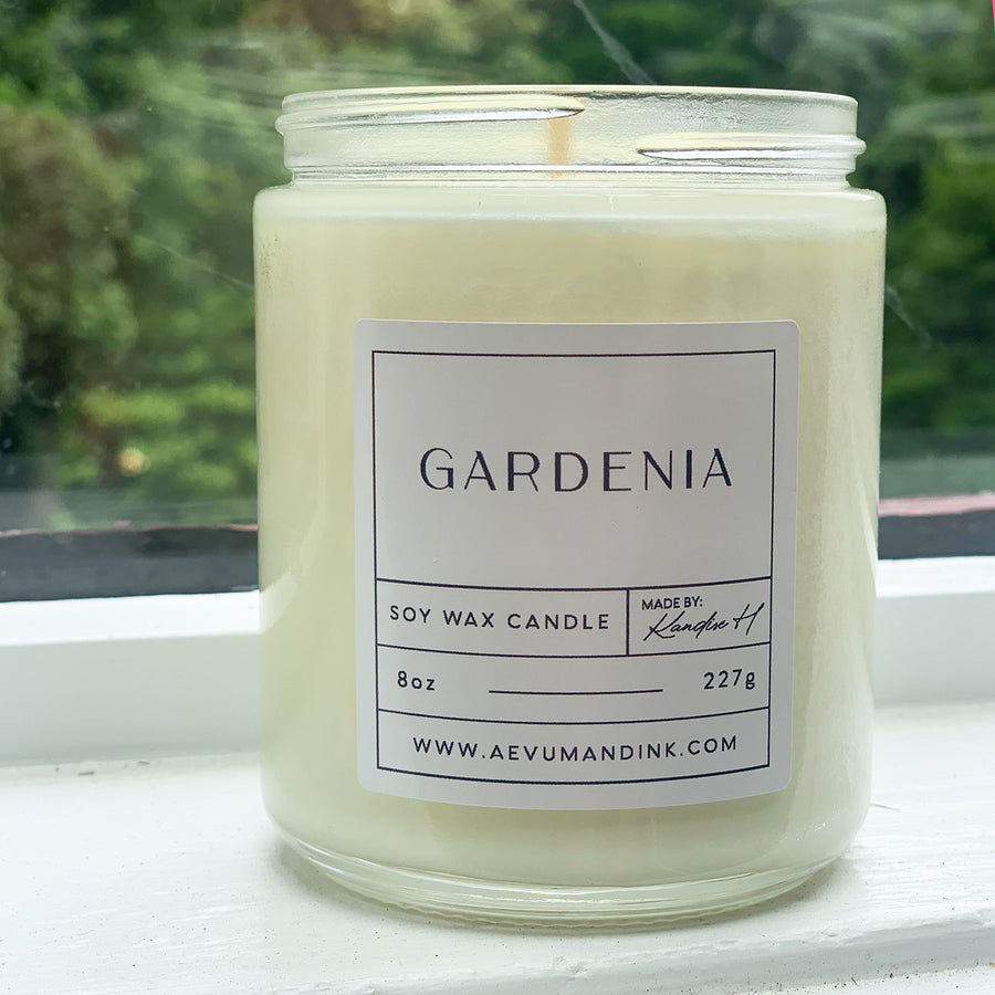 Gardenia Soy Wax Candle