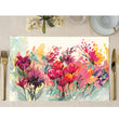 Load image into Gallery viewer, Floral Watercolor Modern Paper Placemats by Digibuddha