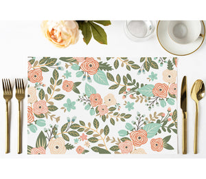  Whimsical Paper Placemats Dining Table Decor by Digibuddha