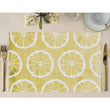 Load image into Gallery viewer, Lemon Yellow Placemats Citrus Vibrant Colors by Digibuddha