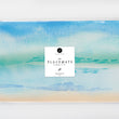 Load image into Gallery viewer, Ocean Beach Paper Placemats with Shades of Blue by Digibuddha