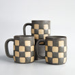 Load image into Gallery viewer, Checkerboard Stoneware Mug