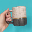 Load image into Gallery viewer, Black and White Cookie Stoneware Mug