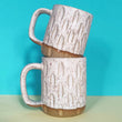 Load image into Gallery viewer, Fat Honeycomb White Stoneware Mug