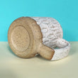 Load image into Gallery viewer, Fat Honeycomb White Stoneware Mug