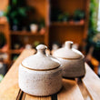Load image into Gallery viewer, Glazed Ceramic Pinch Pot with Lid
