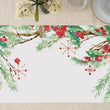 Load image into Gallery viewer, Transform your dining scene with our Christmas Evergreen Paper Placemats. Exquisite evergreen and holly design add a festive cheer, making every meal a celebration. Digibuddha's placemats are your ticket to a luxurious, cheerful dining experience this holiday season.
