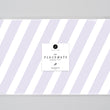 Load image into Gallery viewer, Light purple stripes paper placemats, perfect for enhancing modern dining table decor, bridal showers, and outdoor settings.