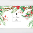 Load image into Gallery viewer, Transform your dining scene with our Christmas Evergreen Paper Placemats. Exquisite evergreen and holly design add a festive cheer, making every meal a celebration. Digibuddha's placemats are your ticket to a luxurious, cheerful dining experience this holiday season.