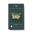 Load image into Gallery viewer, Plant Lady Enamel Pin
