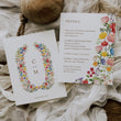 Load image into Gallery viewer, Floral garden wedding suite with wildflower and botanical accents, including wedding invitations, RSVP, and directions cards.