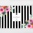 Load image into Gallery viewer, Striped Beauty Paper Placemats by Digibuddha