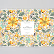 Load image into Gallery viewer, Yellow Retro Floral Placemats by Digibuddha