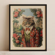 Load image into Gallery viewer, Sir Sartorial Whiskers Vintage Cat Art Print