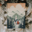 Load image into Gallery viewer, Winter Valley Christmas Church Folded Holiday Cards