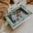 Load image into Gallery viewer, Christmas Holly Berries Frame Folded Holiday Cards