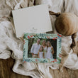Load image into Gallery viewer, Christmas Holly Berries Frame Folded Holiday Cards
