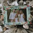 Load image into Gallery viewer, Christmas Holly Berries Frame Folded Holiday Cards