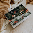 Load image into Gallery viewer, Winter Mushroom Forest Photo Folded Holiday Cards