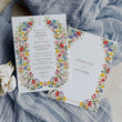 Load image into Gallery viewer, Custom wildflower bridal shower invitation card, elegant and printed, showcasing botanical designs for a sophisticated bridal shower, symbolizing beauty and unforgettable memories.