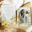 Load image into Gallery viewer, Retirement party invitations with pastel botanicals and sage greenery for teachers, nurses, and administrators, expressing thanks for their service