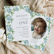 Load image into Gallery viewer, Elegant kids birthday party invitation featuring Charleston blue, floral and botanical designs with a touch of vintage French and southern charm for a memorable garden party.