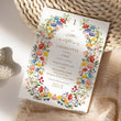 Load image into Gallery viewer, Our Little Wildflower is One Baby Birthday Party Invitation